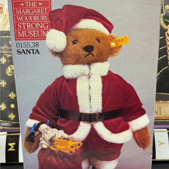 Steiff Santa Teddy Bear - Red and White